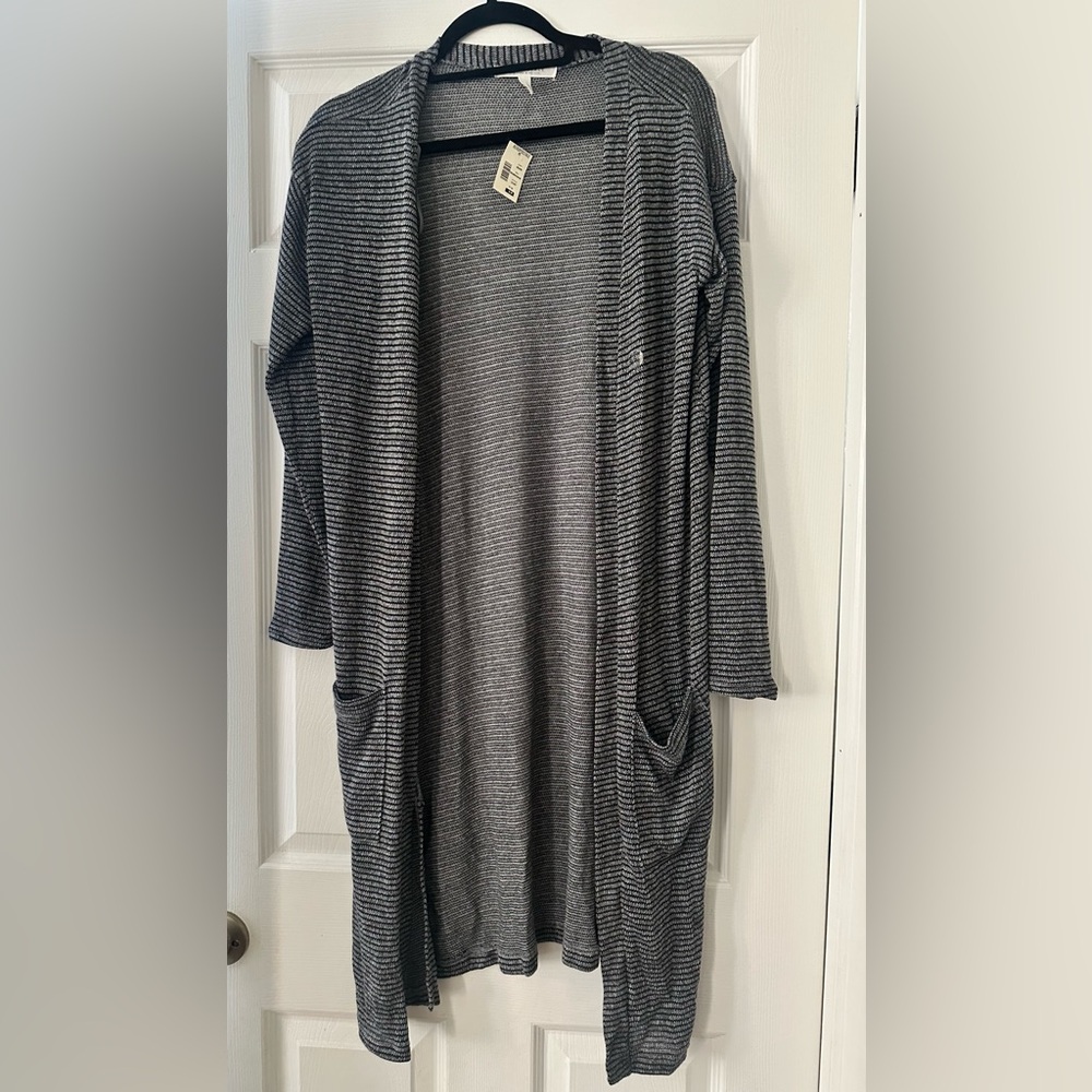Aeropostale - Cozy Long Knit Striped Cardigan - Size S